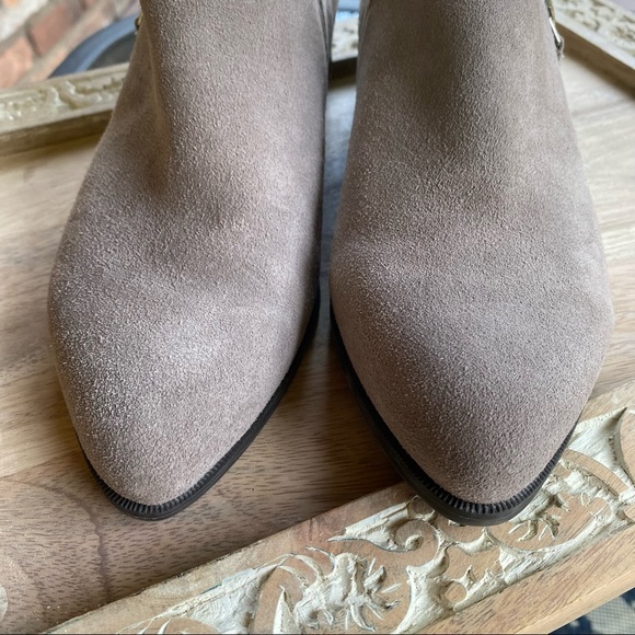 Nine West Nanshe Suede Ankle Booties - Picture 9 of 10